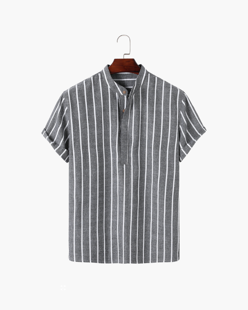 Bari / Men’s Striped Sailor Polo Shirt