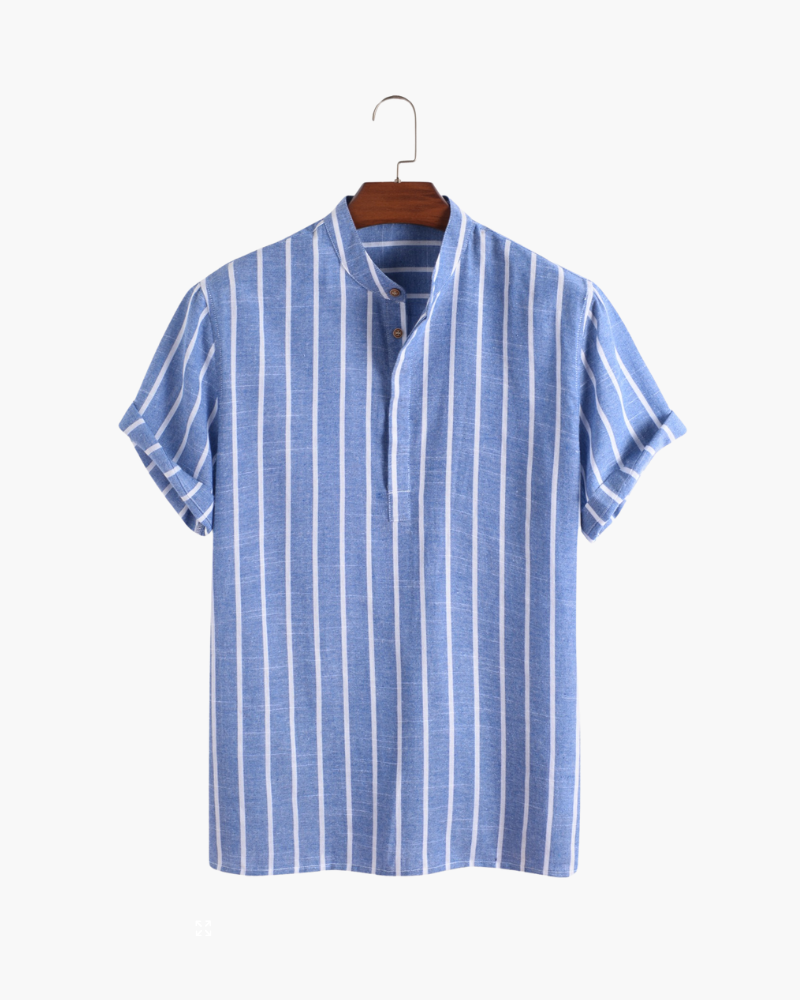 Bari / Men’s Striped Sailor Polo Shirt