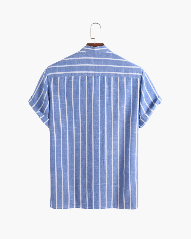 Bari / Men’s Striped Sailor Polo Shirt