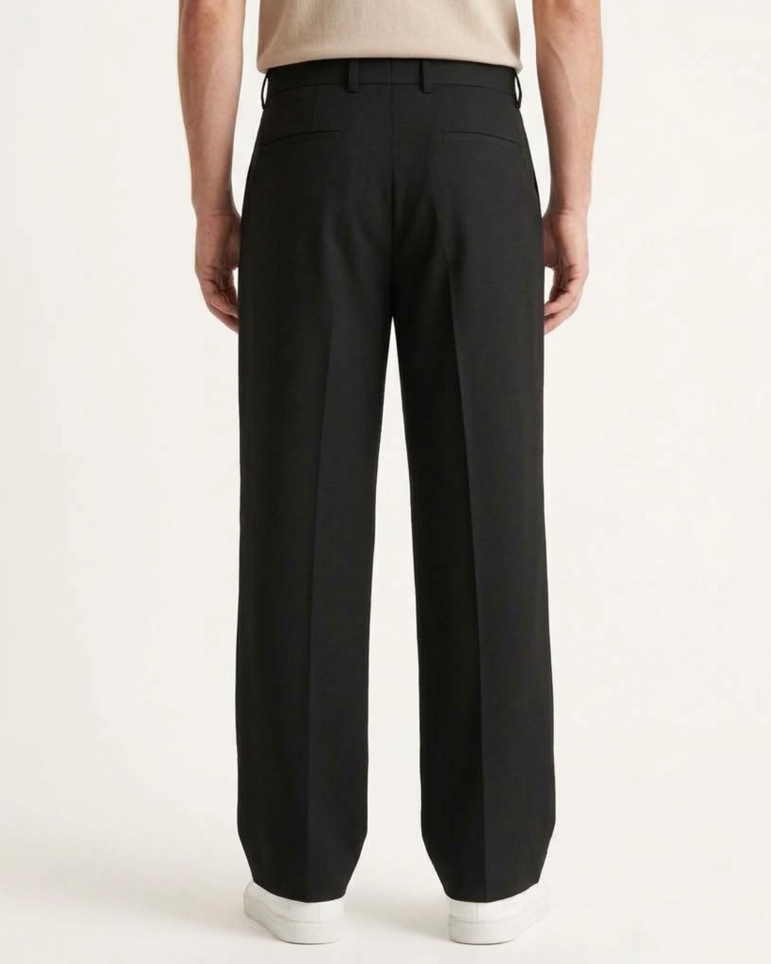 Magnus | Men's Relaxed Wide-Leg Tailored Trousers - original product photograph 2