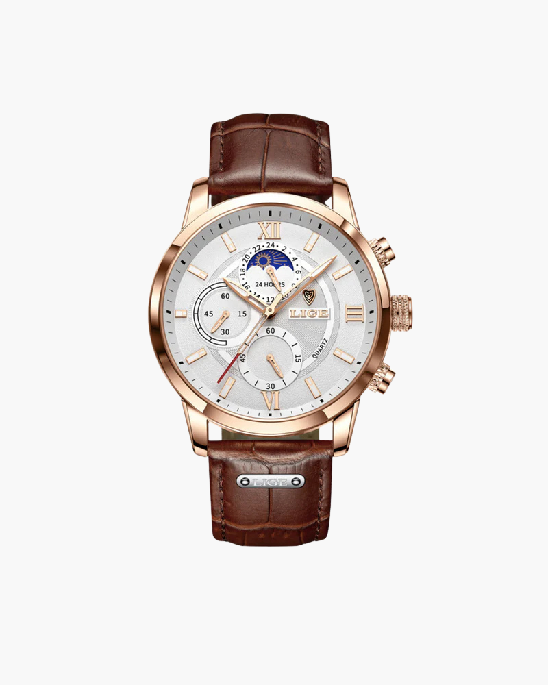 Waterproof Watch Leather Strap