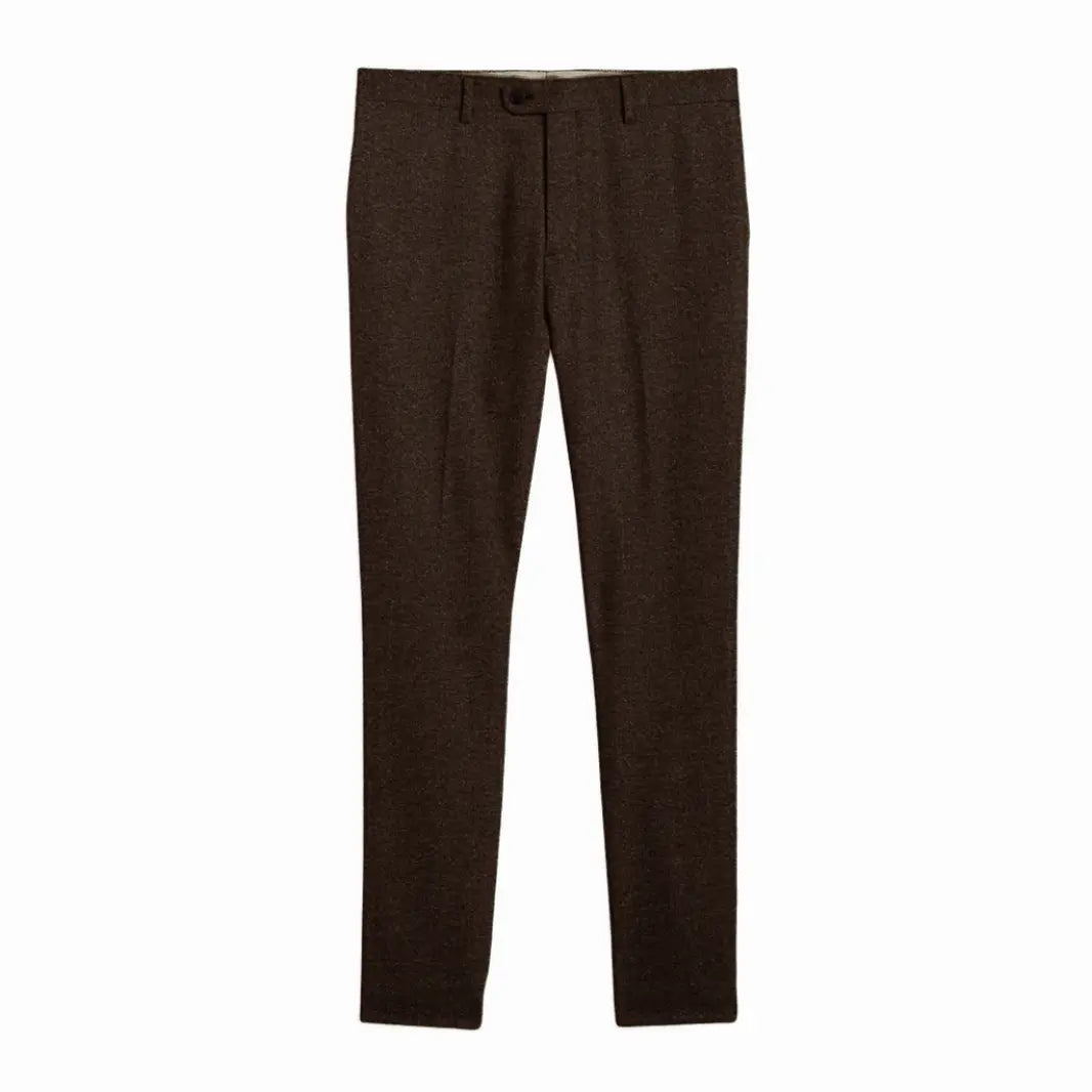 Montgomery | Men's Tweed-Style Three-Piece Wedding Suit - product photo 32