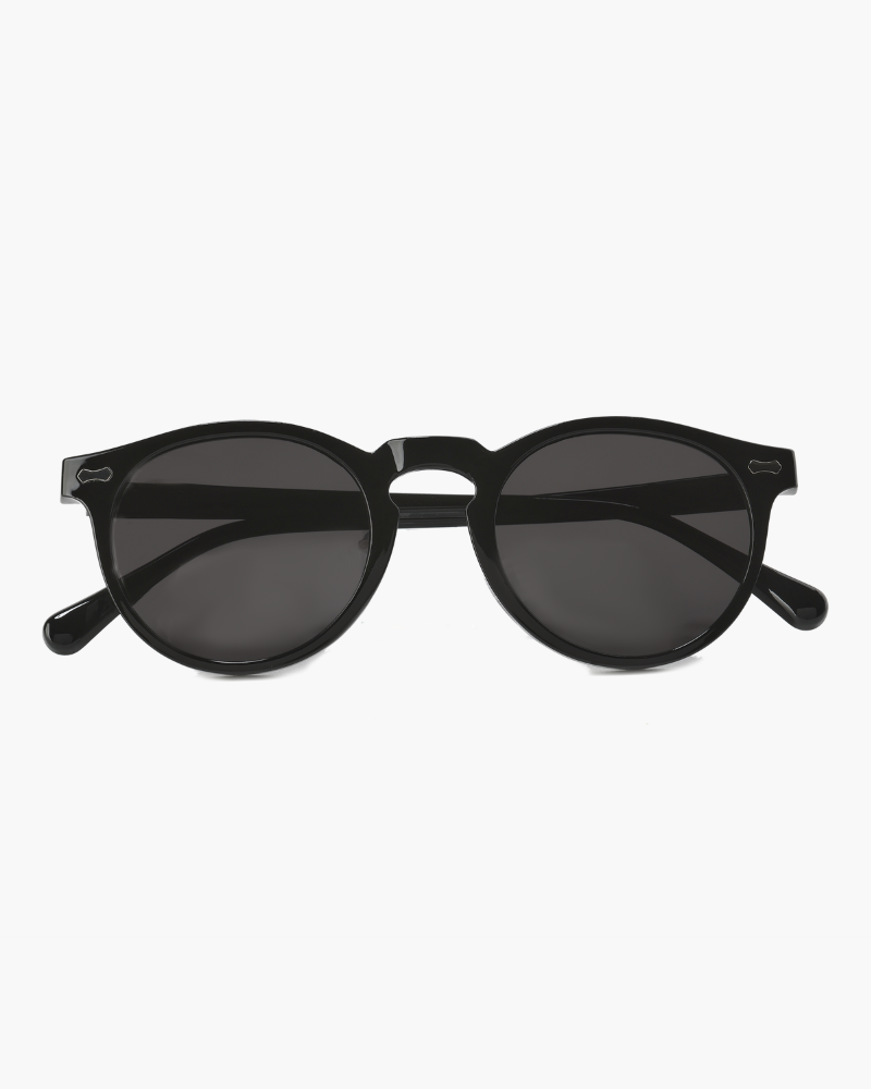 Sunglasses Men's Acetate Round Frame Design