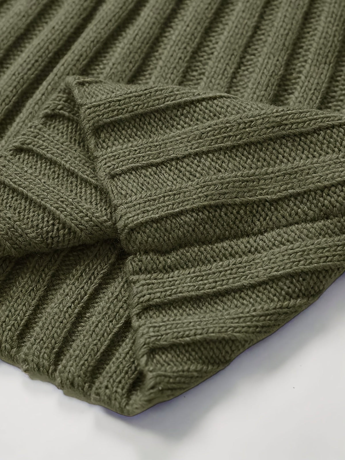 Oswald | Men's Textured Ribbed High-Neck Pullover - image 22