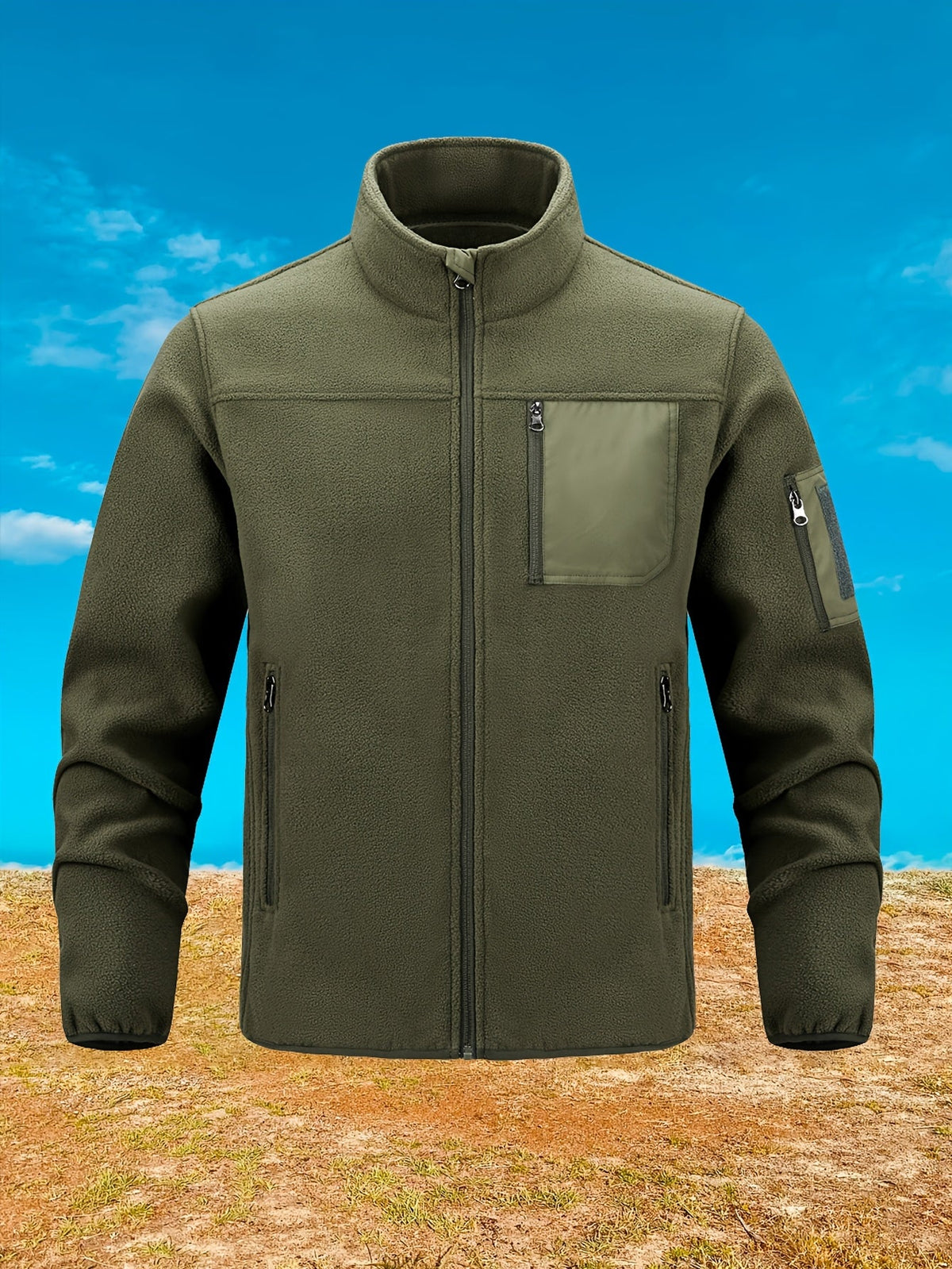 Dashiell | Men's Full-Zip Outdoor Jacket with Stand Collar - image 11