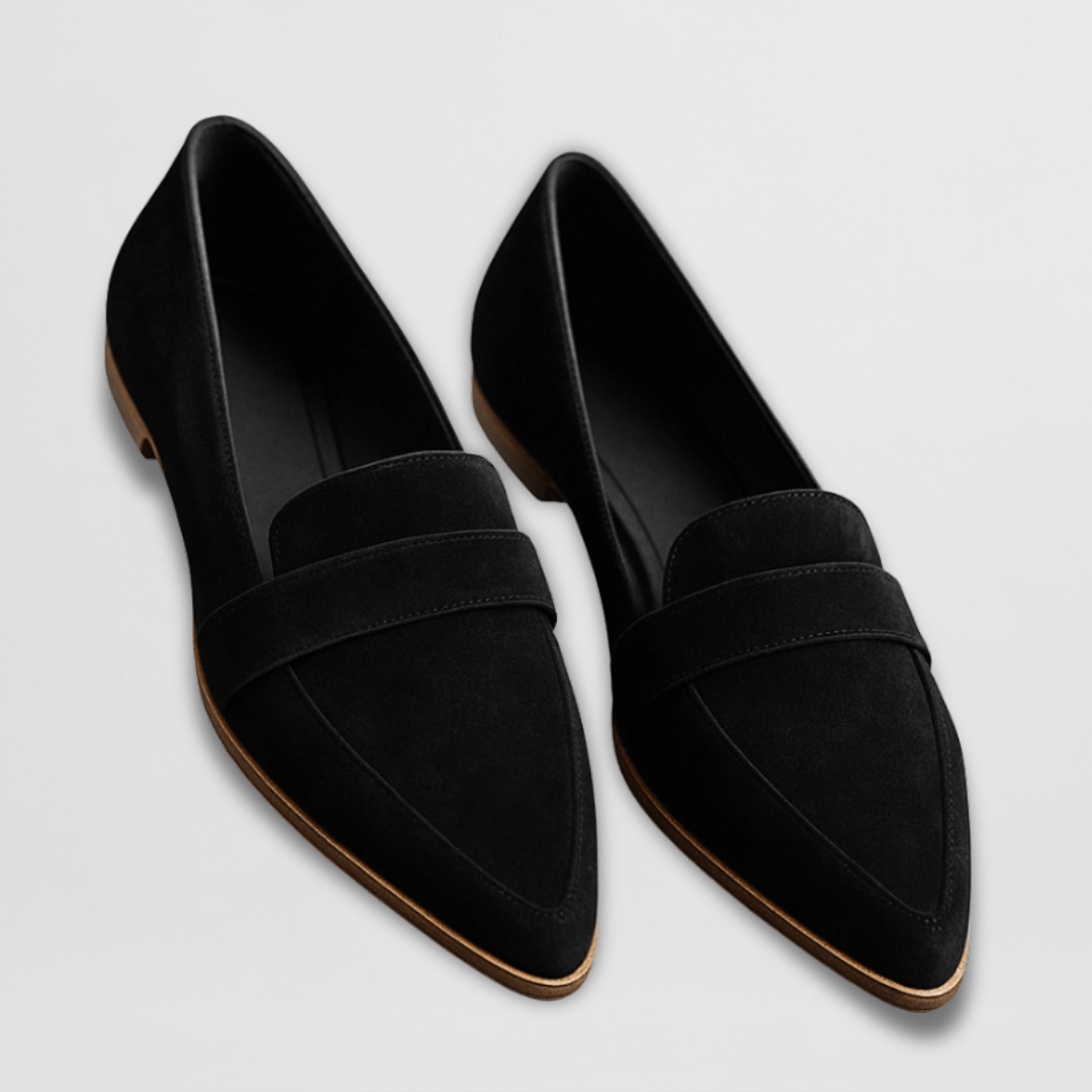 Women's Loafer Suede Slip On Cushioned Insole