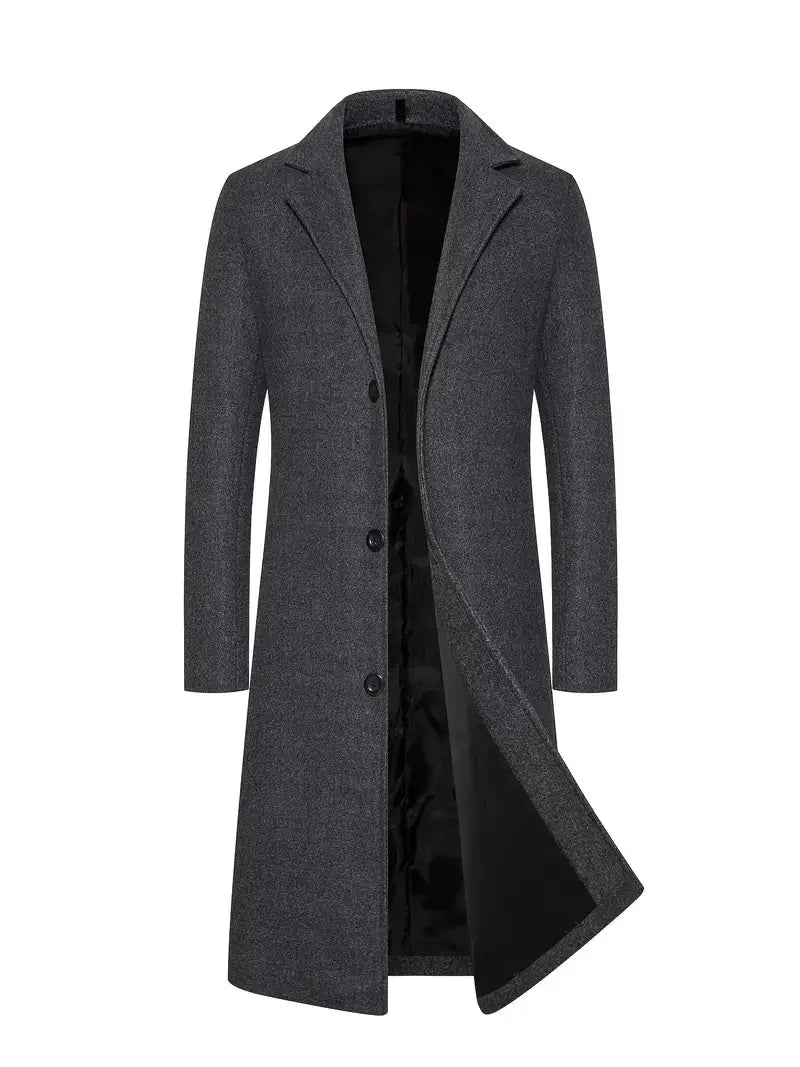 Quentin | Men's Classic Longline Overcoat