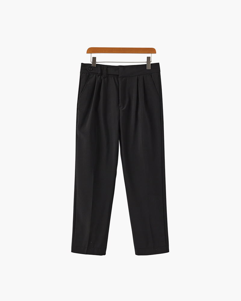Paris / Men’s High-Waist Tailored Pleated Trousers