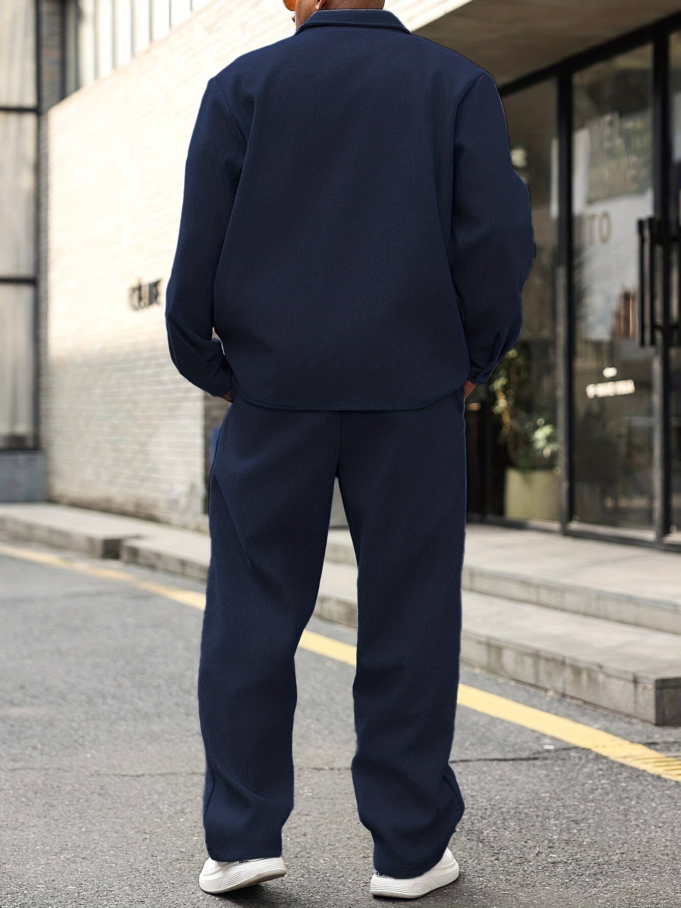 Men's Two Piece Set Zip Front Regular Fit