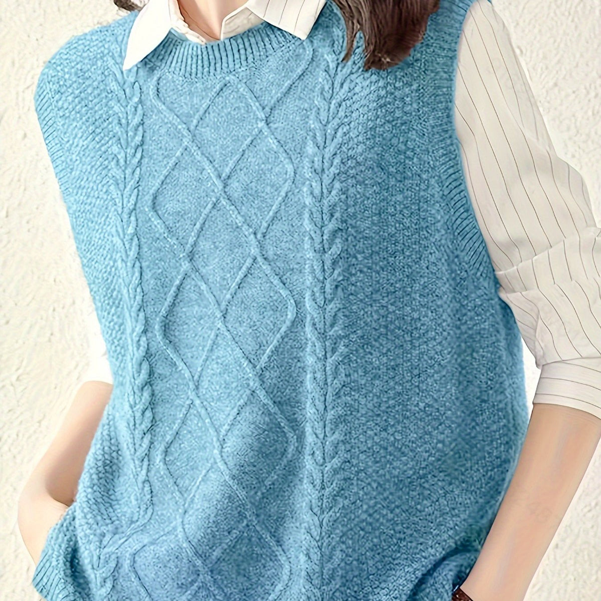 Harriet | Women's Cable-Knit Vest