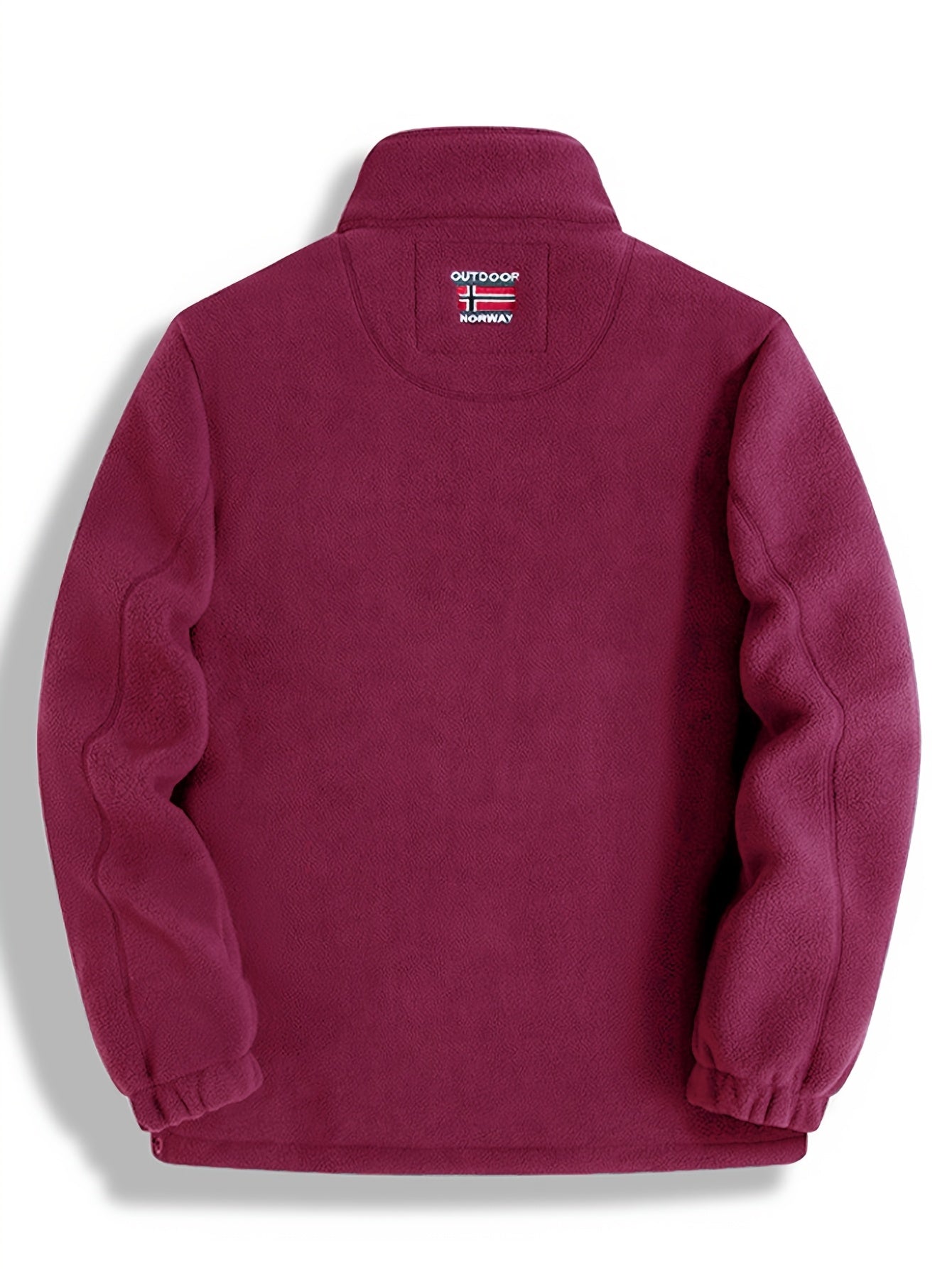 Julius / Men’s Fleece Zip Jacket with High Collar