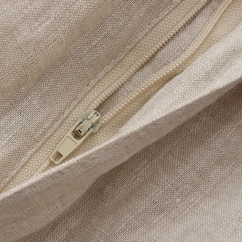 Men's Linen Shorts Elasticated Waist Drawstring Straight Leg Casual