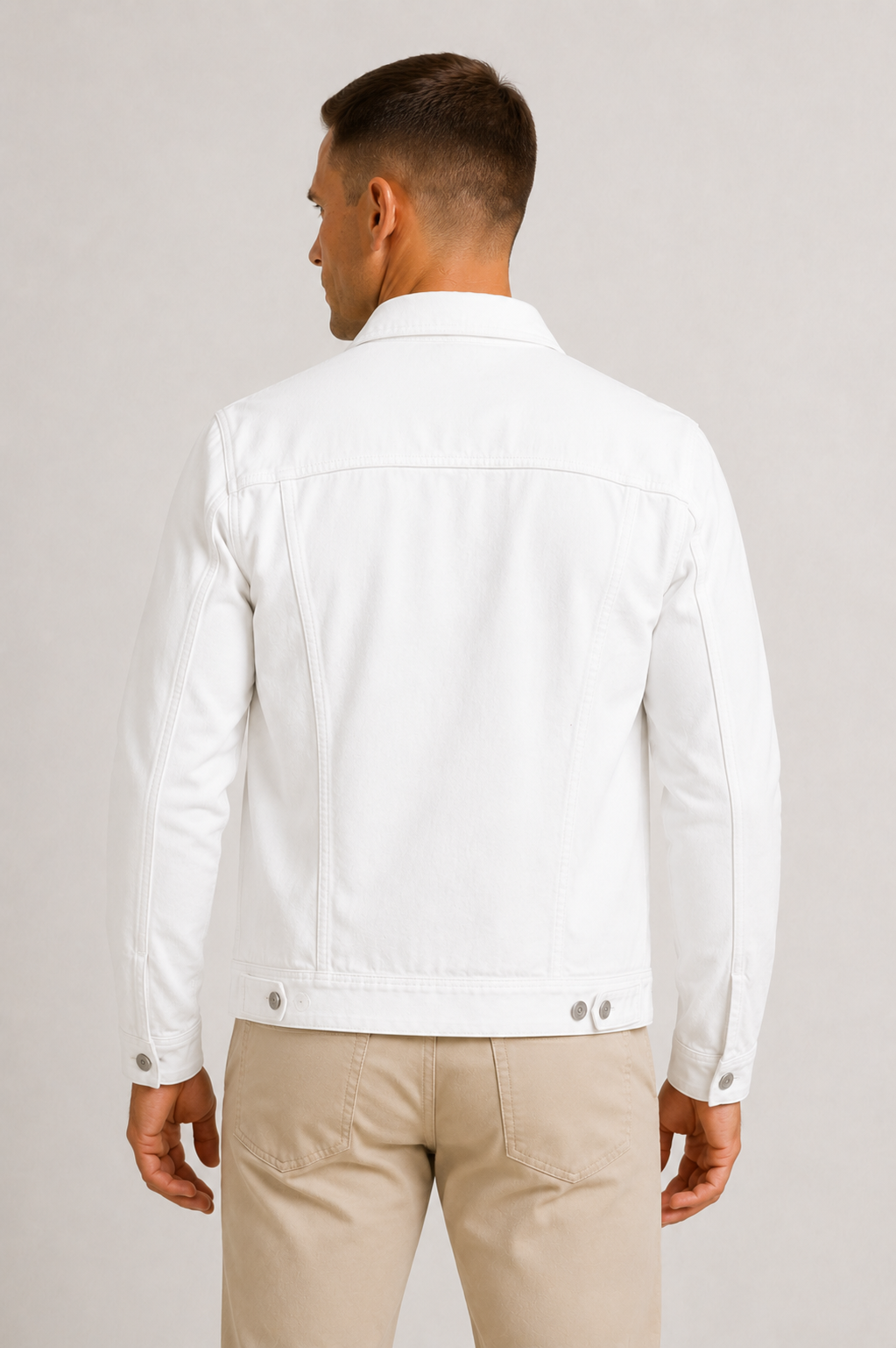 Beckett | Men's Classic Button-Front Denim Jacket source image 2