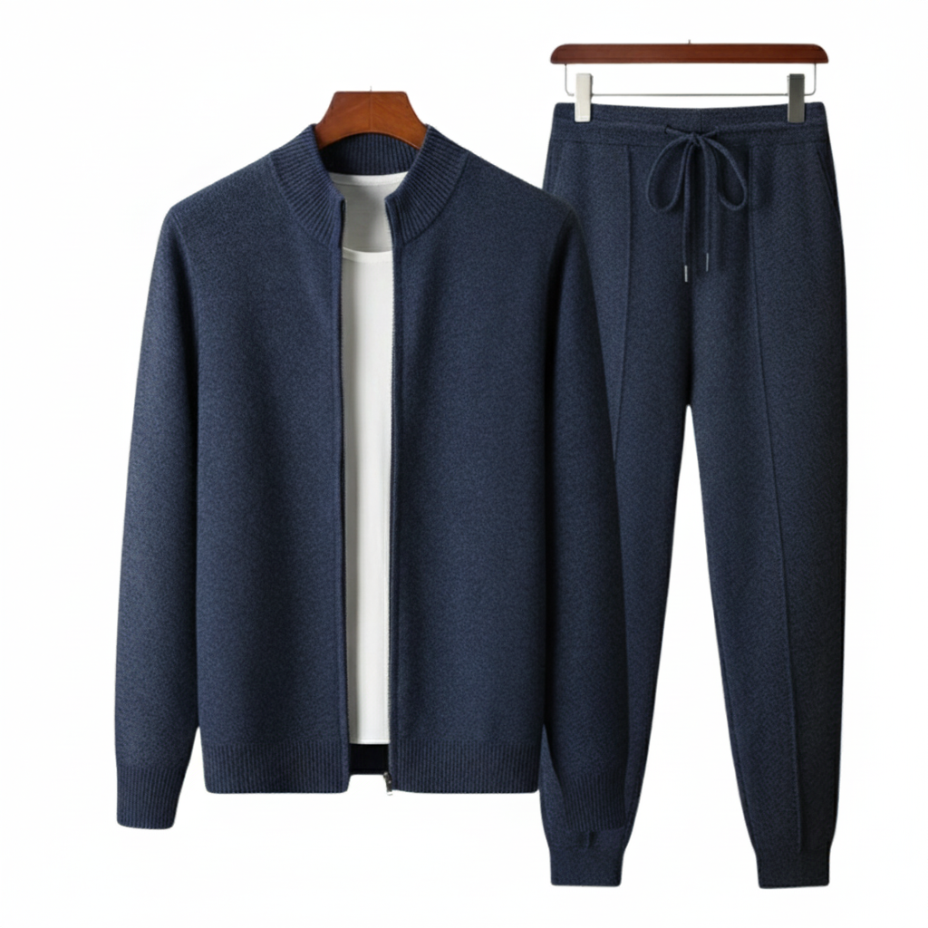 Aurelius / Men’s 100% Merino Wool Two-Piece Tracksuit