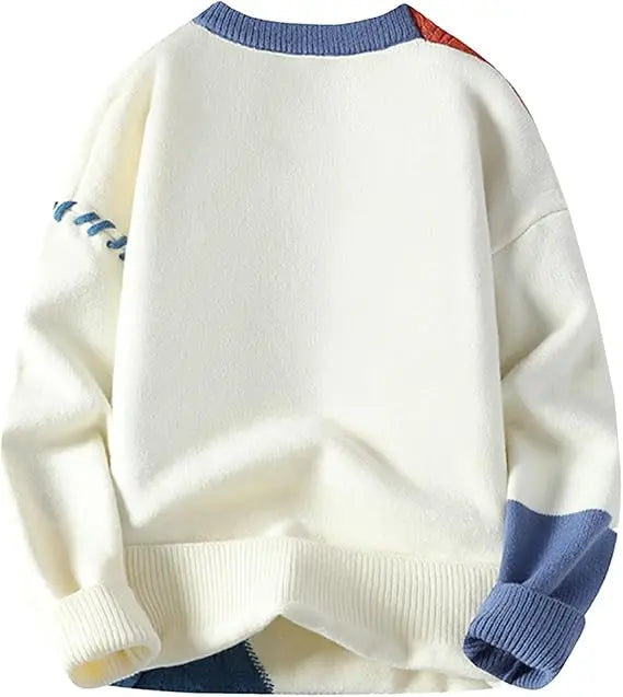 Corvin / Men’s Acrylic Pullover Sweater with Crew Neck