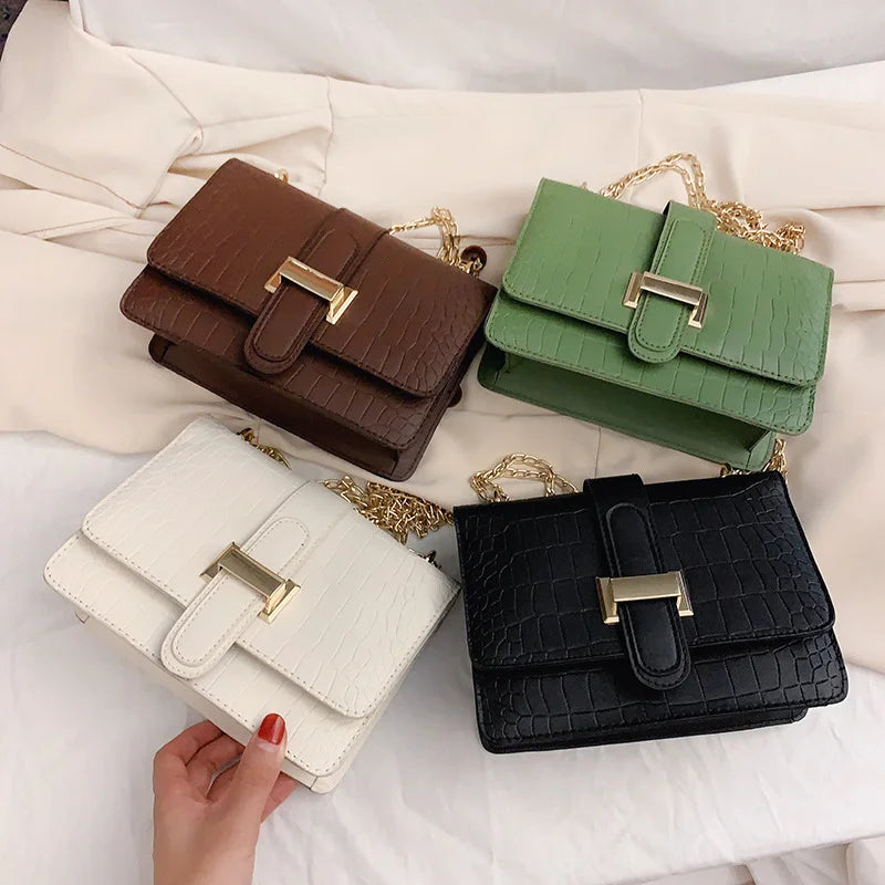 Crossbody Bag Square with Shoulder Strap