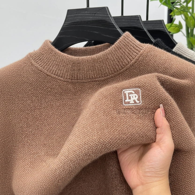 Kaelor / Men’s Fleece-Lined Printed Pullover Sweater