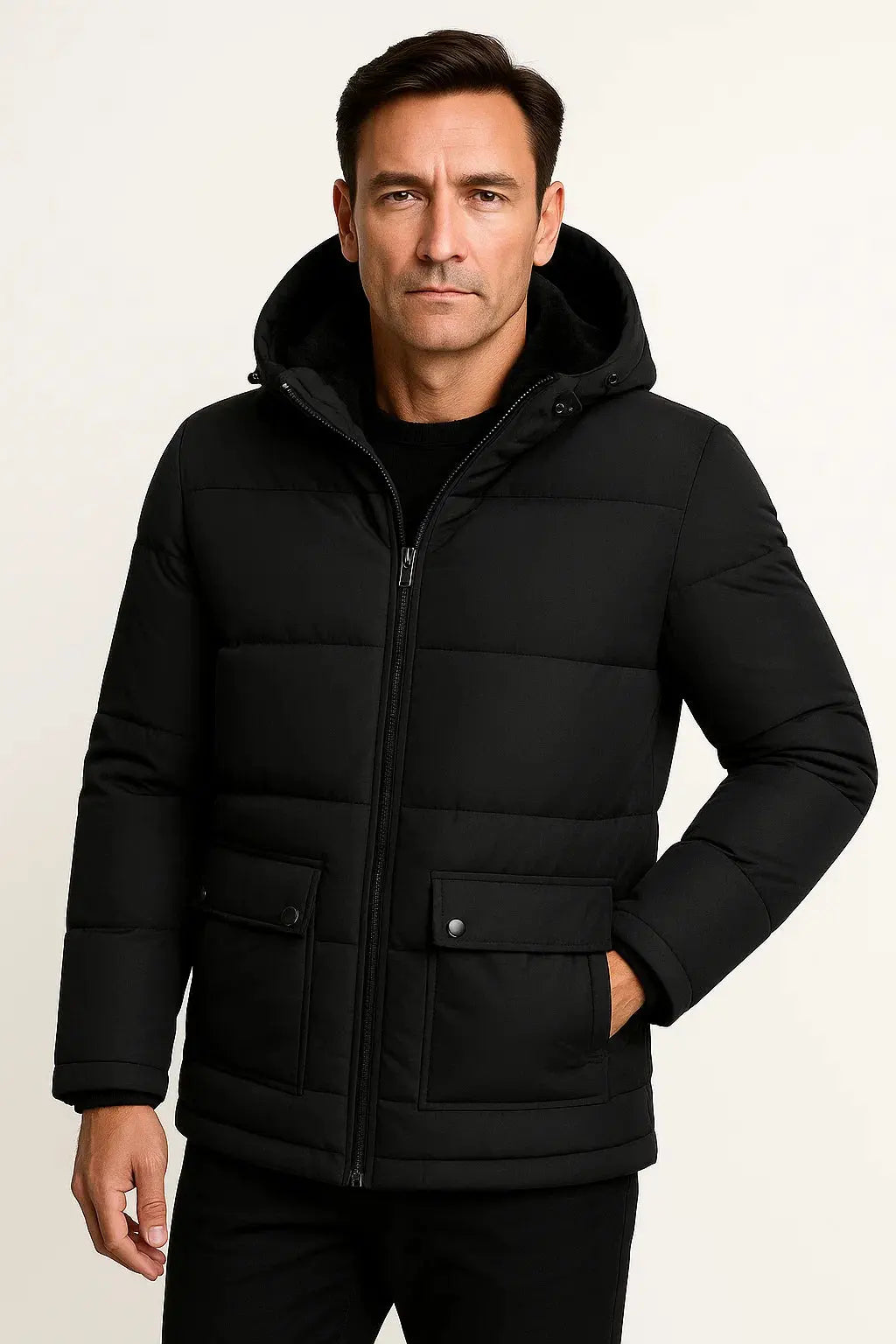 Calder | Men's Oversized Hooded Padded Winter Jacket