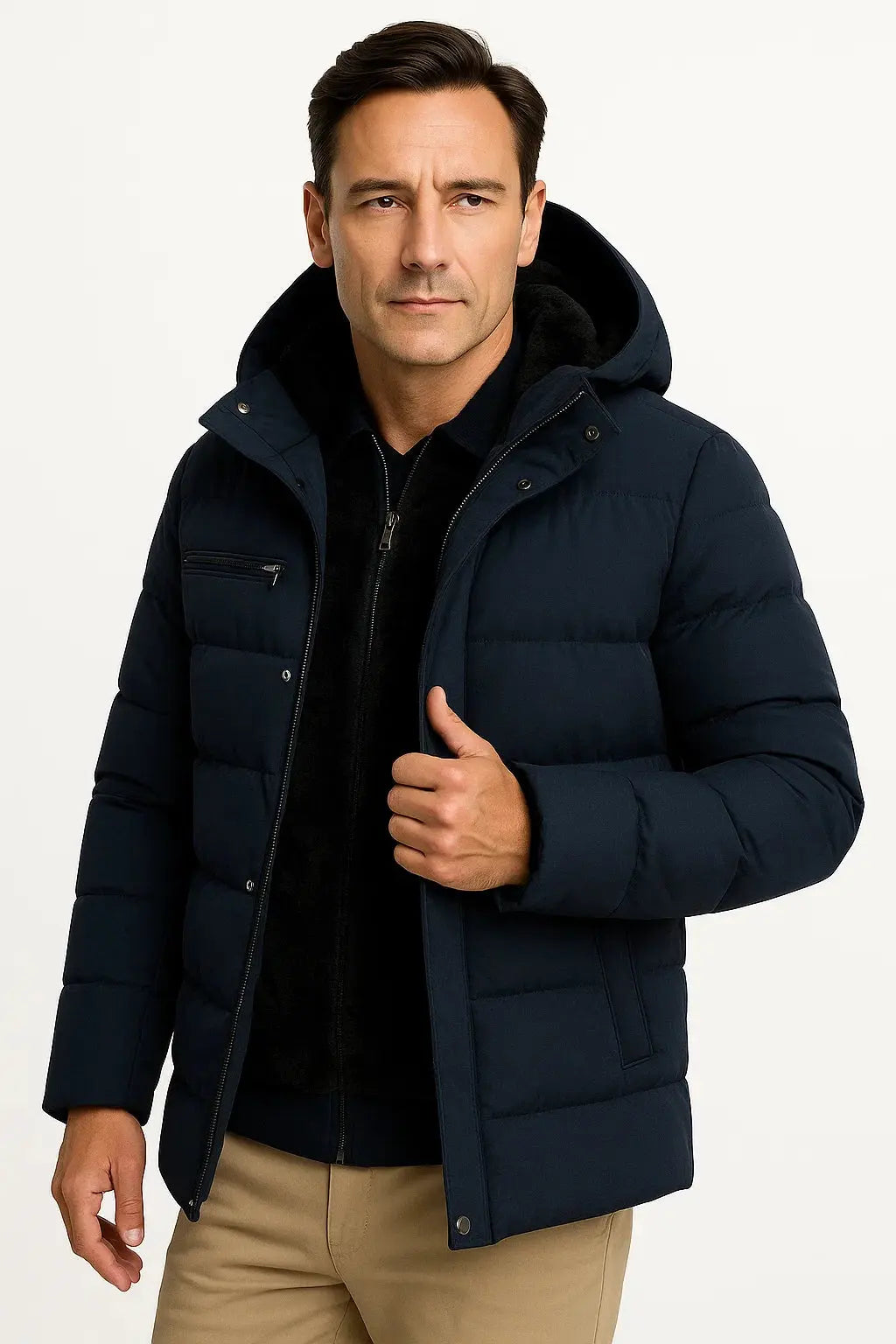 Calder | Men's Oversized Hooded Padded Winter Jacket