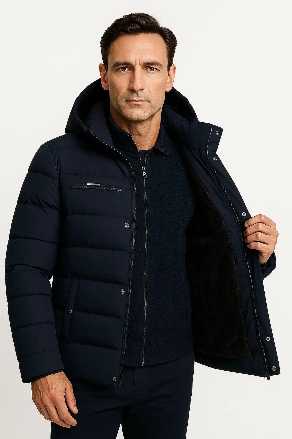 Calder | Men's Oversized Hooded Padded Winter Jacket