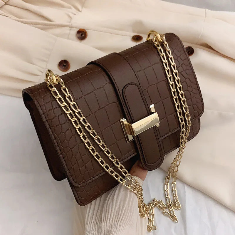 Crossbody Bag Square with Shoulder Strap
