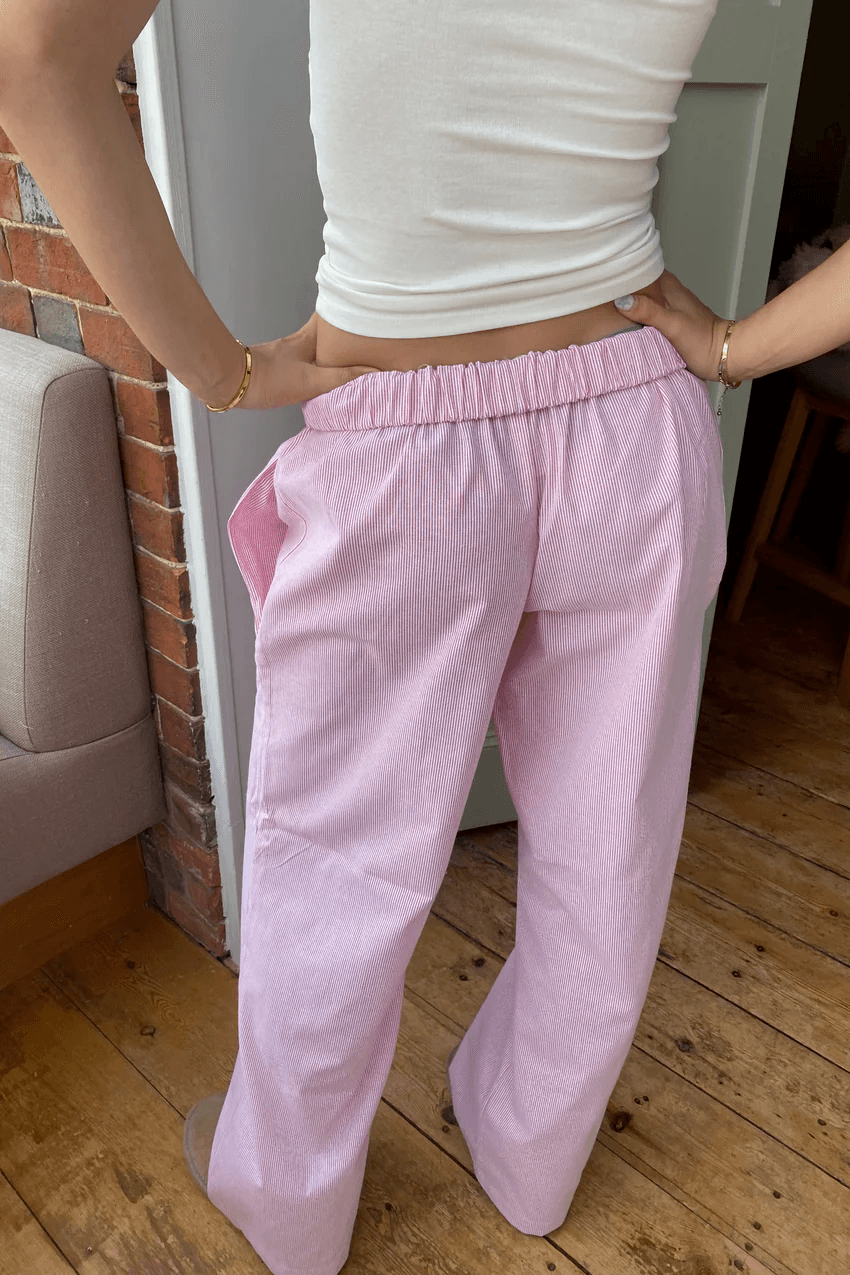 Women's Lounge Pants Cotton Blend Elastic Waist Relaxed
