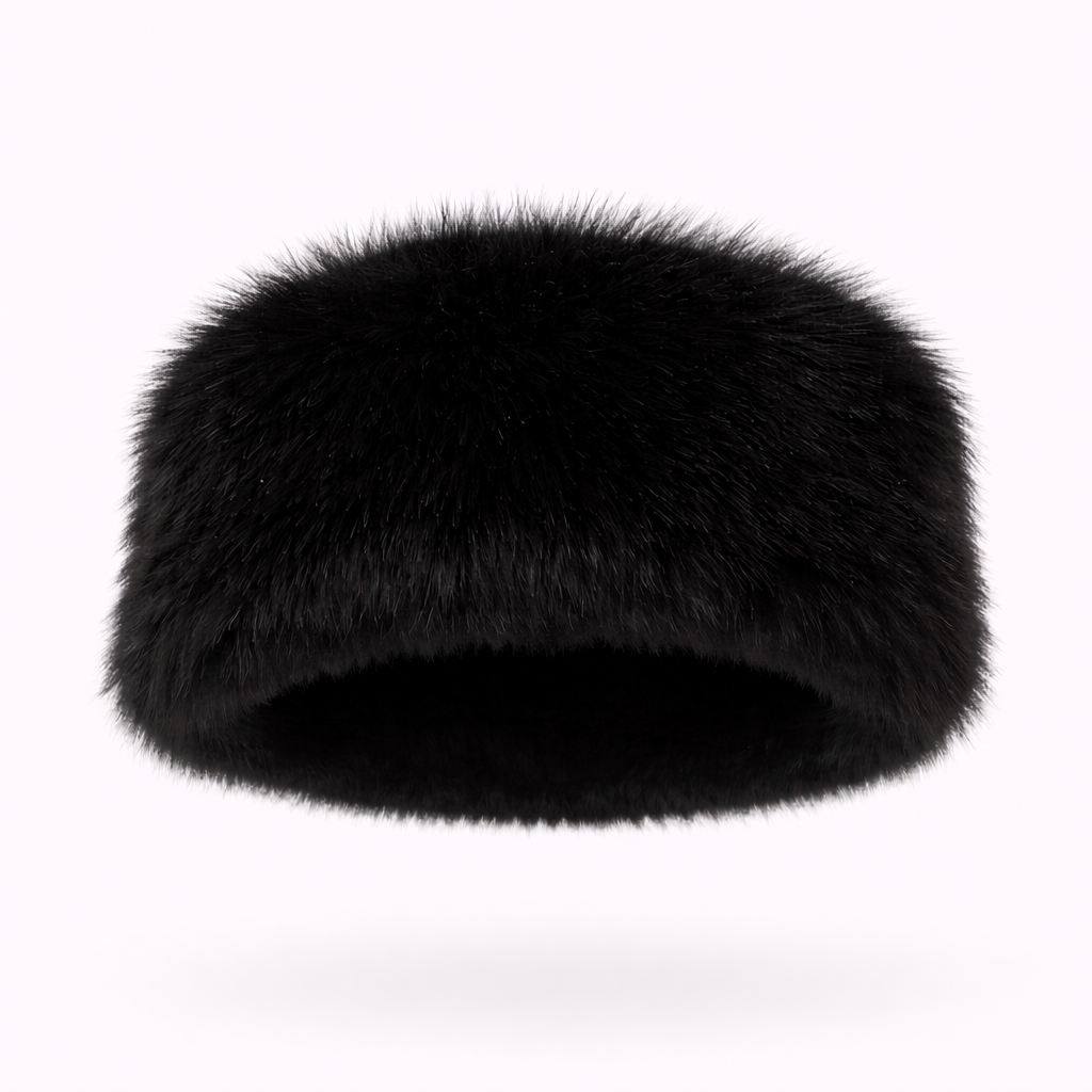 Winter Hat in Faux Fur