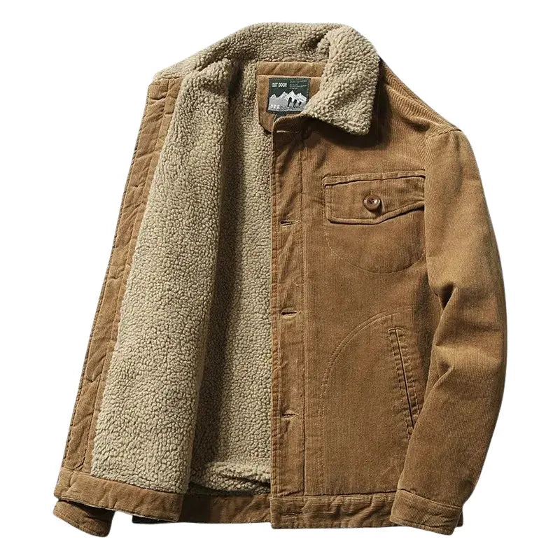 Emerson | Men's Corduroy Trucker Jacket with Sherpa-Style Lining product image 2