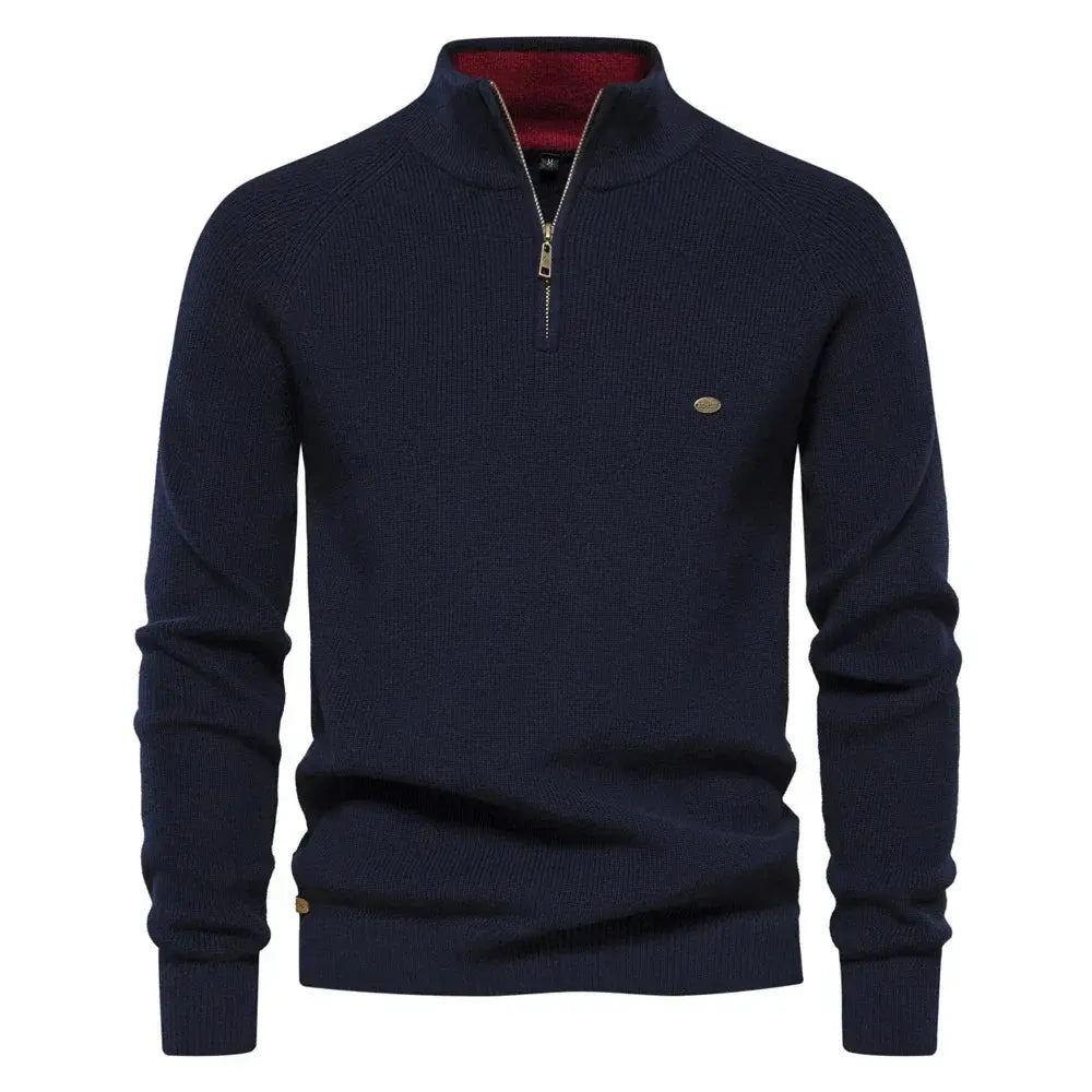 Nolan | Men's Classic Half-Zip Knitted Jumper