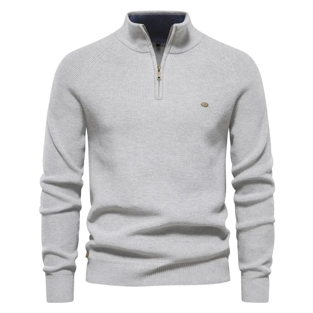 Nolan | Men's Classic Half-Zip Knitted Jumper