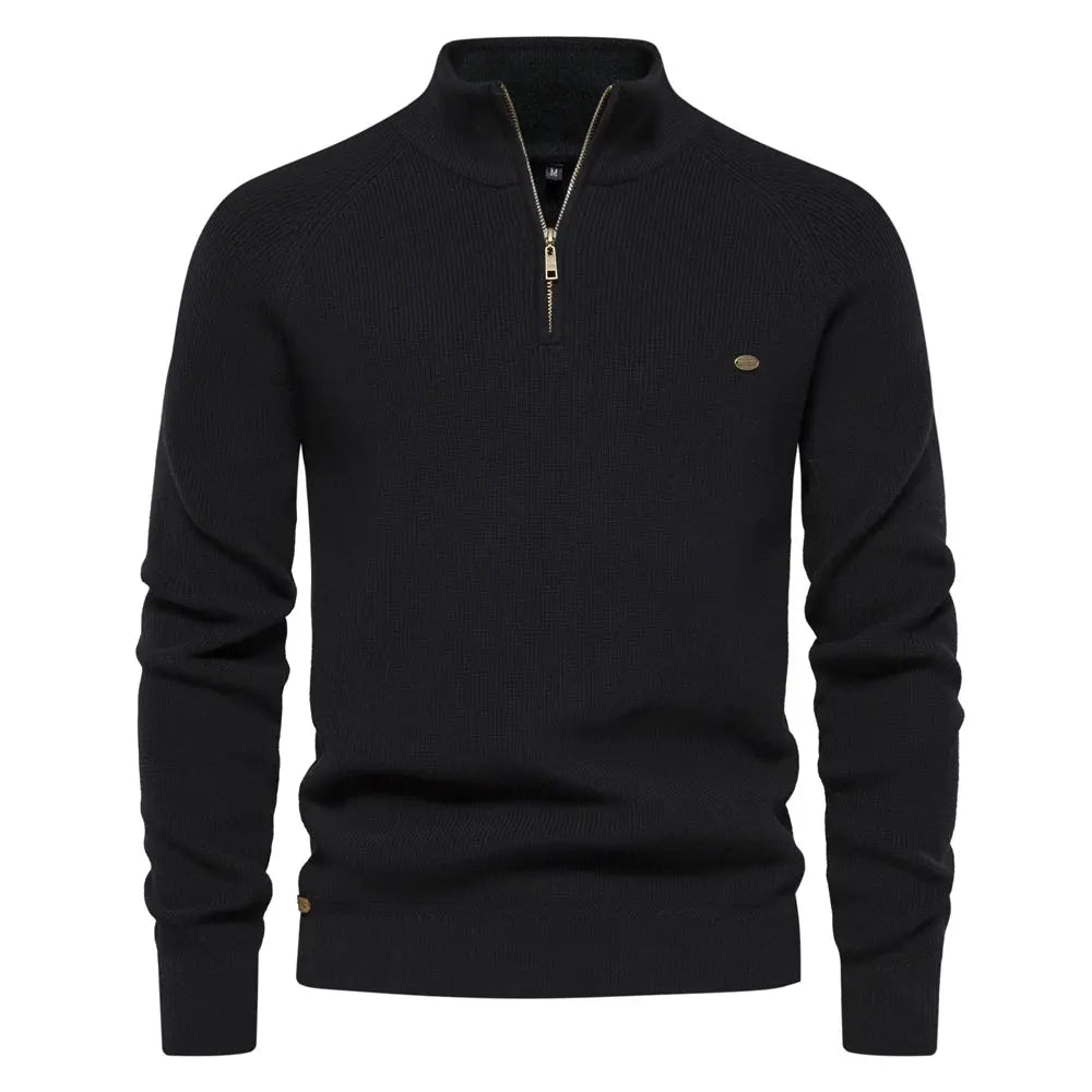 Nolan | Men's Classic Half-Zip Knitted Jumper