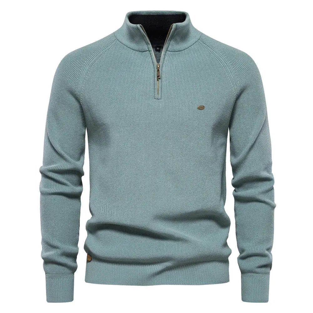 Nolan | Men's Classic Half-Zip Knitted Jumper