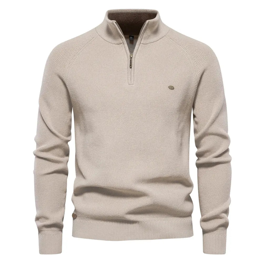 Nolan | Men's Classic Half-Zip Knitted Jumper