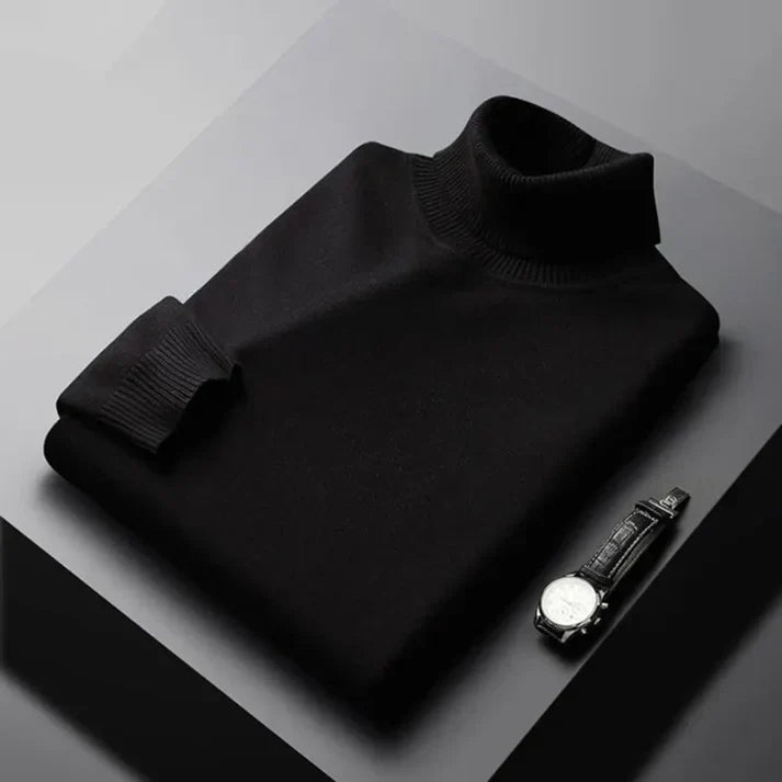 Cedric | Men's Classic Roll-Neck Long-Sleeve Jumper – product image 4