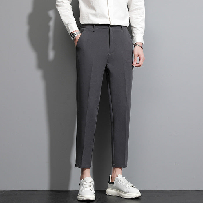 Tailored Trousers Slim Fit Cropped