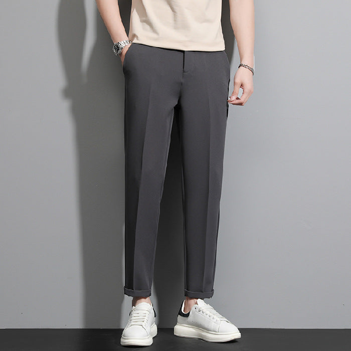 Tailored Trousers Slim Fit Cropped