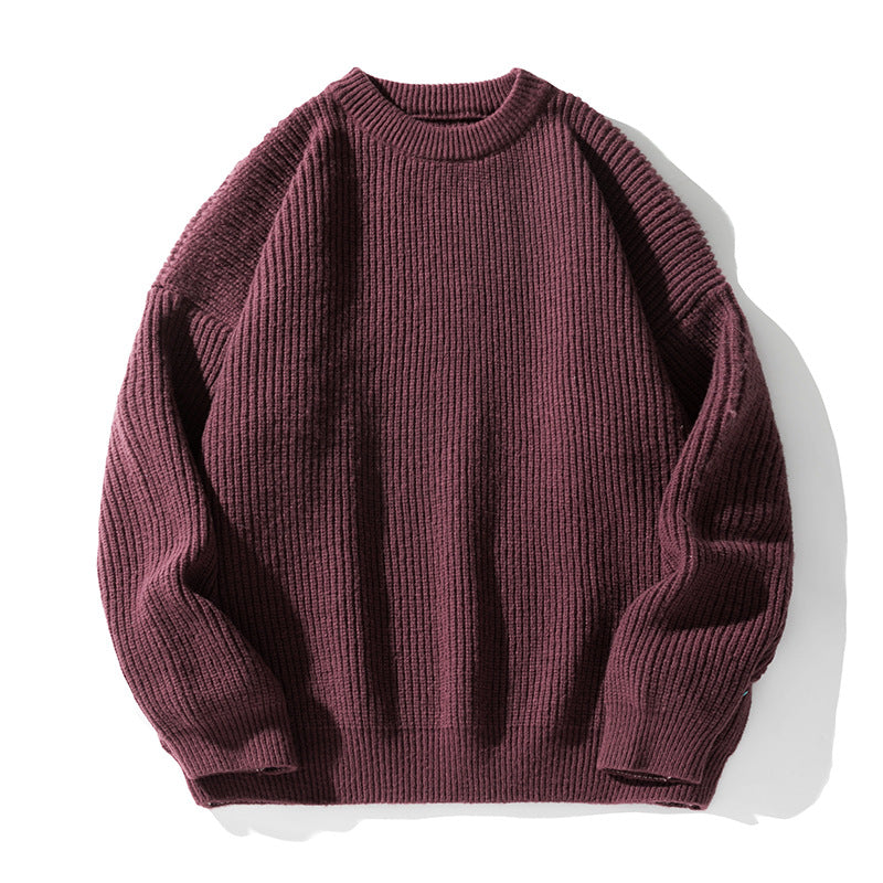 Lior / Ribbed Crewneck Knit Sweater