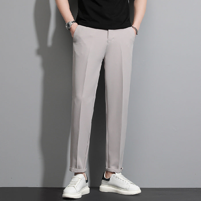 Tailored Trousers Slim Fit Cropped
