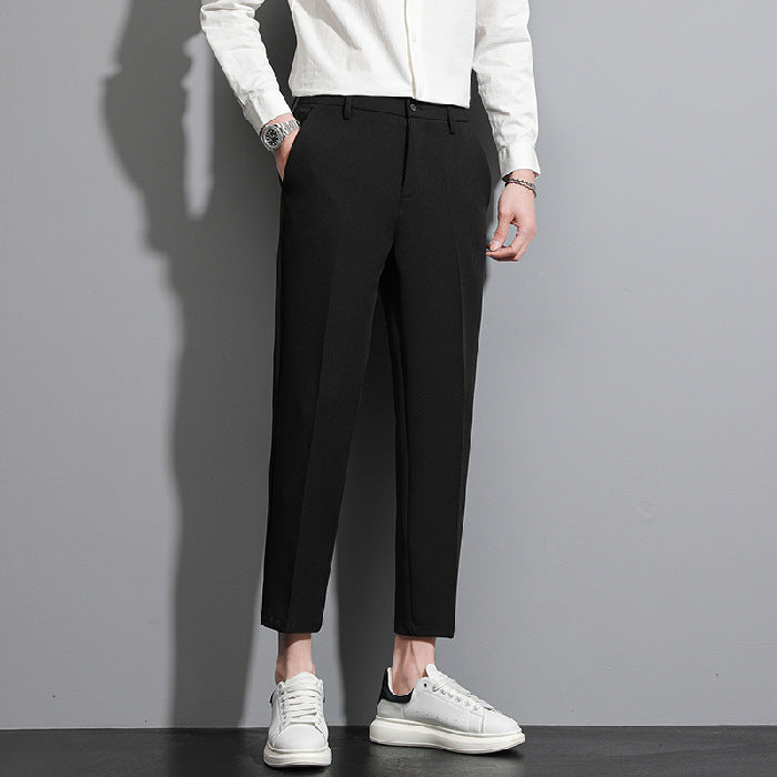 Tailored Trousers Slim Fit Cropped