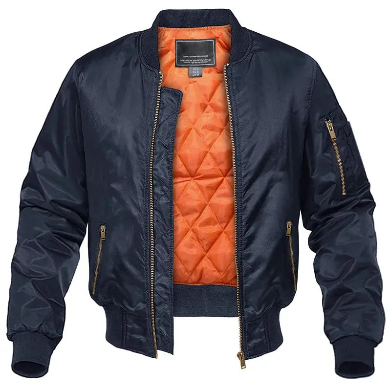 Fraser | Men's Quilted Bomber Pilot Jacket - product photo 1