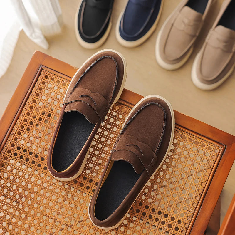 Classic Leather Low Loafers