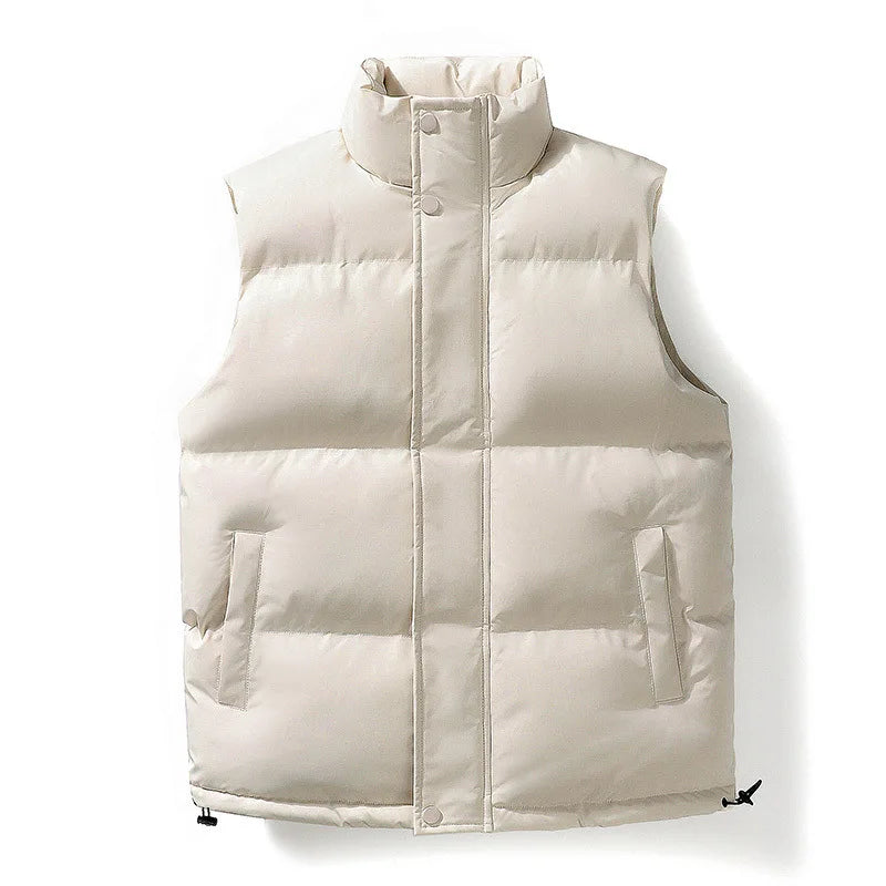 Quilted Bodywarmer Vest with Zip Front