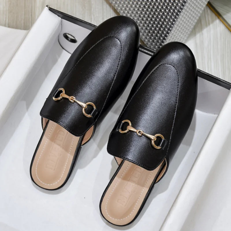 Leather Slip-On Loafers