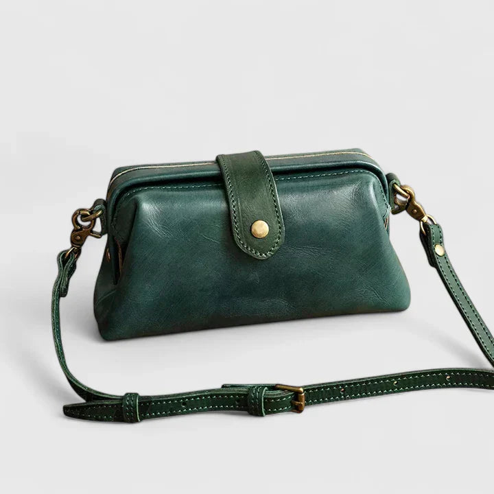 Structured Shoulder Bag Women Faux Leather Flap Snap Closure Crossbody