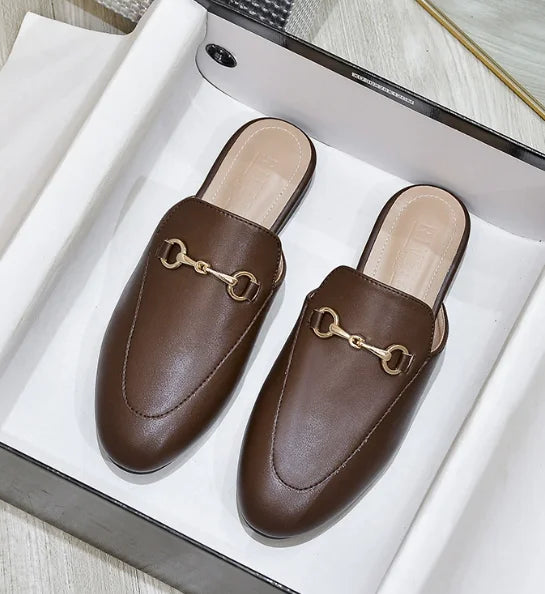 Isolde / Women’s slip-on Horsebit Leather Loafers