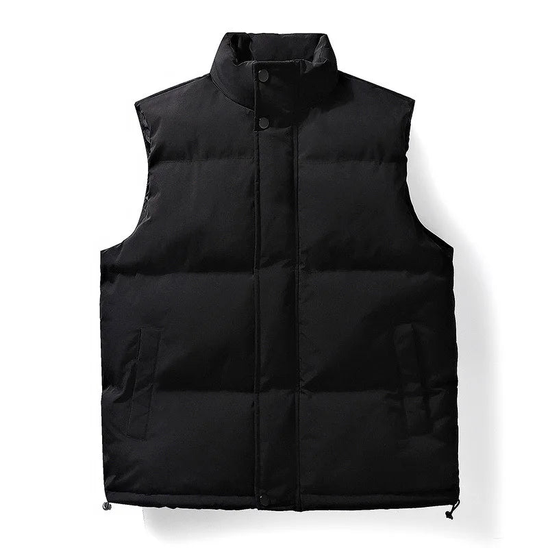 Quilted Bodywarmer Vest with Zip Front