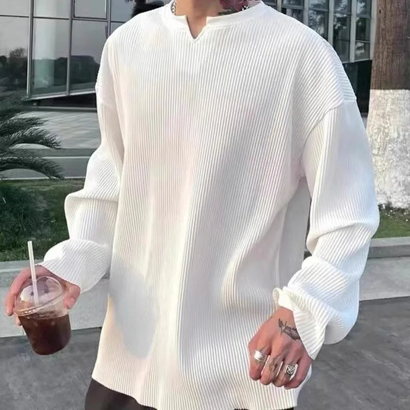 Nolan / Men’s Pleated Long Sleeve Shirt