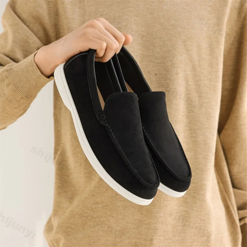 Adrien / Men’s Suede Loafers Low