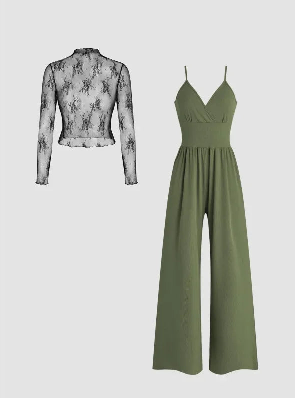 Solange / Women’s Two-Piece Jumpsuit Set
