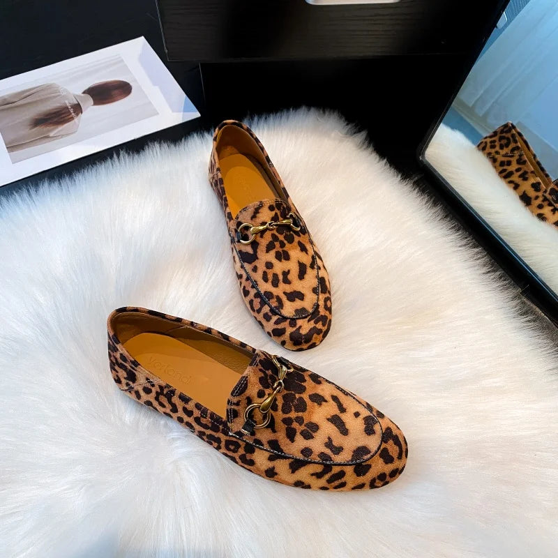 Lucien / Faux Leather Horsebit Loafers